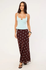 Perfect Stranger Calla Corset Top Blue
