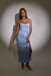 Perfect Stranger Evie Recycled Maxi Dress Baby Blue