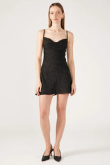 Perfect Stranger Montego Slip Mini Dress Black