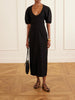 Clarissa cotton-blend jersey midi dress