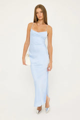 Perfect Stranger Evie Recycled Maxi Dress Baby Blue