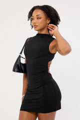 Neovision Back Off Mini Dress Black