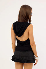 Neovision Vantress Cowl Hooded Top Black