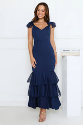 Pretty In Party Maxi Dress Navy