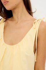 Perfect Stranger Penelope Tie Shoulder Mini Dress Butter