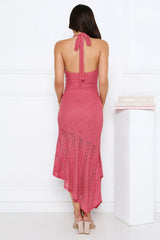 Soft Sonata Halter Maxi Dress Rose