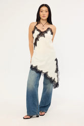 Lioness Emerging Midi Dress Porcelain