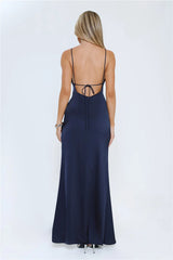 Dazzle Demand Maxi Dress Navy