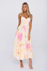 Outfit Says It All Midi Dress Yellow