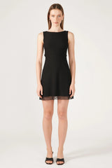 Perfect Stranger Aruba Backless Mini Dress Black