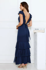 Pretty In Party Maxi Dress Navy