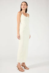 Perfect Stranger Lilia Knit Midi Dress White