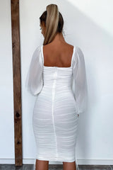 Lorde Midi Dress - White