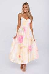Outfit Says It All Midi Dress Yellow