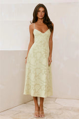 Tide Kissed Midi Dress Green
