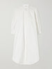 Valdi cotton jacquard-poplin midi dress