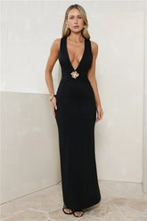 Pure Aura Maxi Dress Black