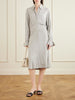 Slouch draped jersey midi dress