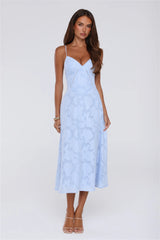 Tide Kissed Midi Dress Blue
