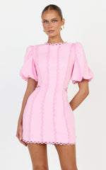 Laila Mini Linen Blend Dress