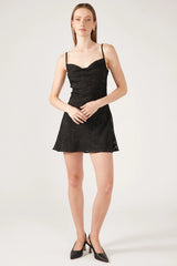 Perfect Stranger Montego Slip Mini Dress Black