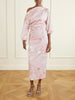Ezra floral-print cotton-blend midi dress