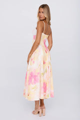 Outfit Says It All Midi Dress Yellow