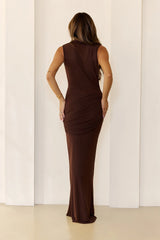 Vanity Nights Maxi Dress Chocolate
