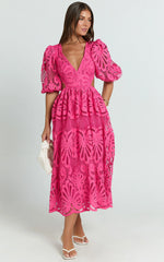 Anieshaya Midi Dress