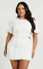 Laila Mini Linen Blend Dress