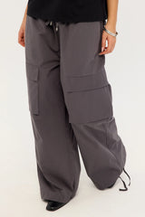 Neovision Sector Wide Leg Cargo Pant Charcoal