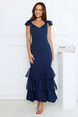 Pretty In Party Maxi Dress Navy