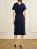 Woven midi dress