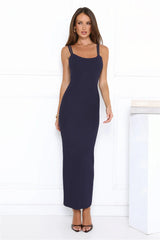 One More Song Maxi Dress Navy