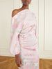 Ezra floral-print cotton-blend midi dress