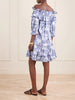 Breakfast off-the-shoulder tiered printed cotton midi dress