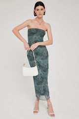 Perfect Stranger Magnolia Blur Midi Dress Multi