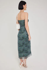 Perfect Stranger Magnolia Blur Midi Dress Multi