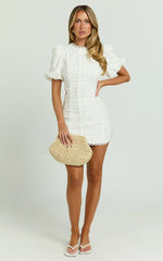 Laila Mini Linen Blend Dress