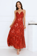 Elevated Icon Maxi Dress Red