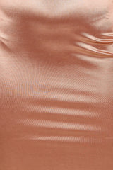 Sunset Views Satin Midi Dress Brown