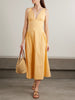 Lindie cotton midi dress