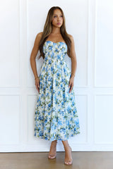 Styled For You Midi Dress Blue