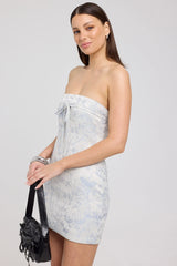 Lioness Club Lioness Mini Dress Blue Floral