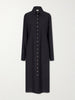 Ivanna silk and cotton-blend midi dress
