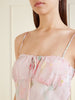Riri floral-print silk-satin midi dress