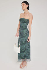 Perfect Stranger Magnolia Blur Midi Dress Multi