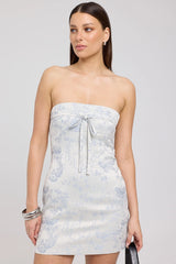 Lioness Club Lioness Mini Dress Blue Floral