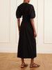 Clarissa cotton-blend jersey midi dress