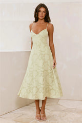 Tide Kissed Midi Dress Green